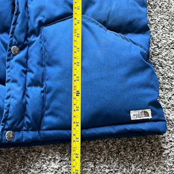The North Face Blue Puffer Jacket Mens L Outdoors Gorpcore Winter Skiing Coat - Picture 6 of 8